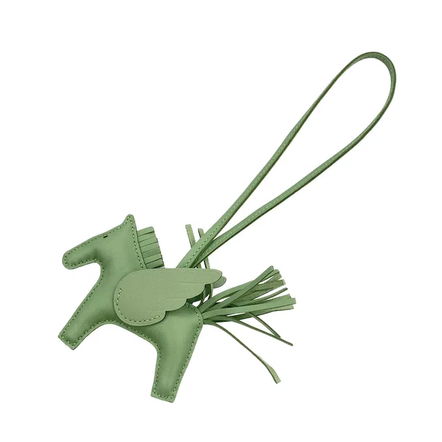 Hermès Bag Charm Rodeo Pegasus PM Vert Criquet 2023 B Stamp in Green from Luxury Promise