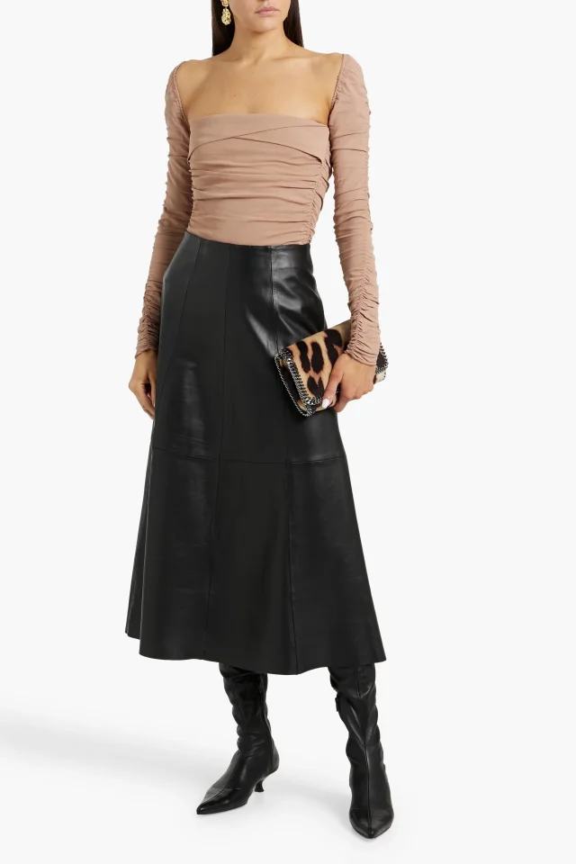 Khaite Tala Ruched Stretch-Jersey Top, photo 2 of 4 from THE OUTNET