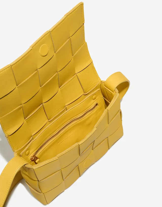 Bottega Veneta Cassette Lamb Yellow in Yellow Lambskin from SACLÀB, photo 2 of 2