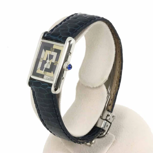 Cartier Must Tank SM Art Deco W1008195 in Crocodile from Luxury Promise
