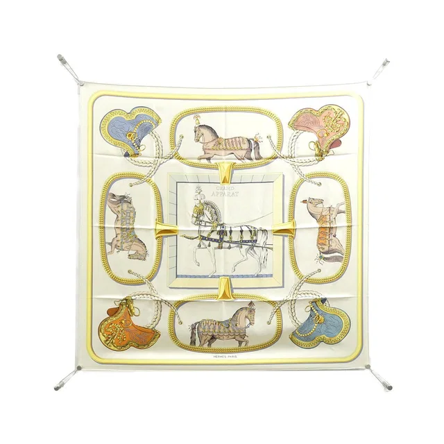 Hermès Grand Apparat Carre Scarf in Silk from The Reluxe