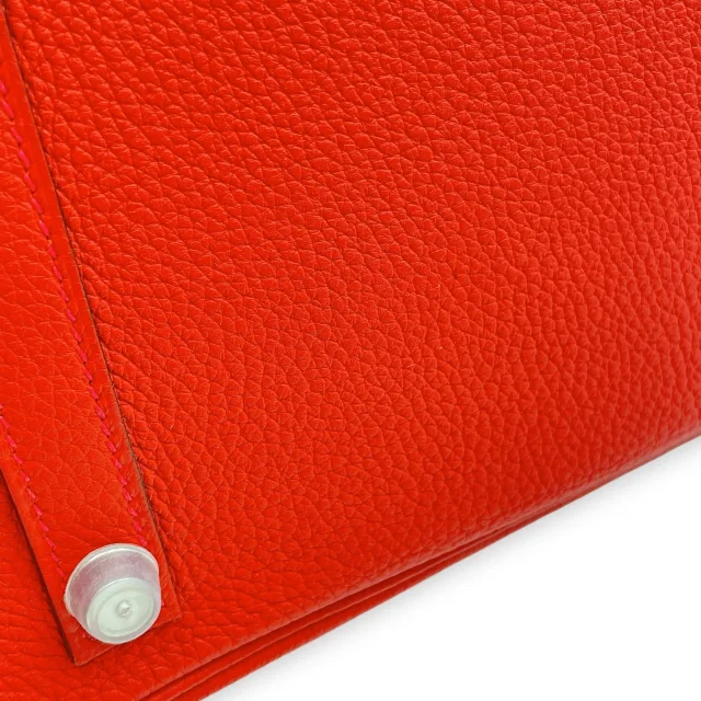 Hermès Birkin 30 Geranium in Togo leather from LuxLexicon, photo 8 of 9