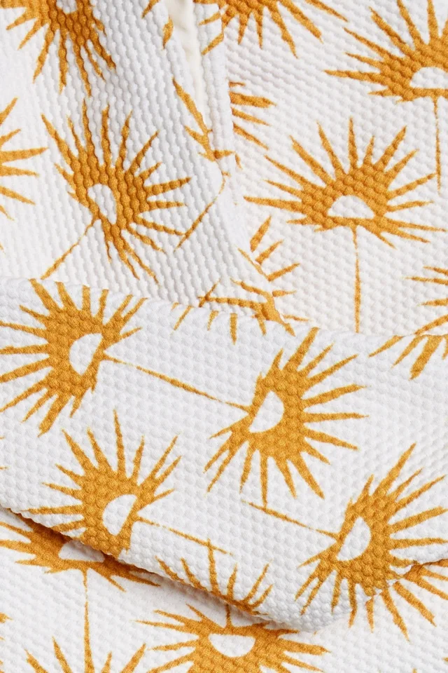 Eberjey Annia Printed Low-Rise Bikini Briefs in White, photo 4 of 4 from THE OUTNET