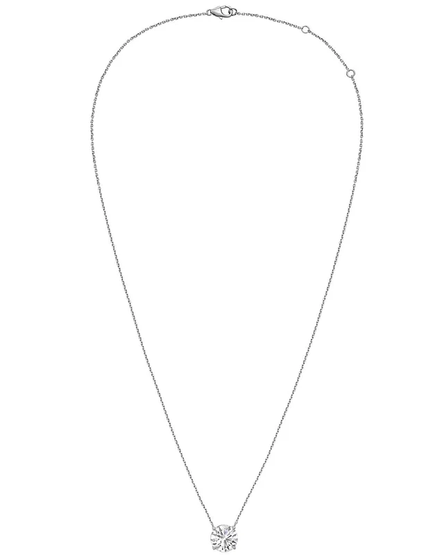 Diana M Lab Grown Diamonds Diana M. 14K 3.00 ct. tw. Lab-Grown Diamond Pendant Necklace, image 1 of 1 from Gilt