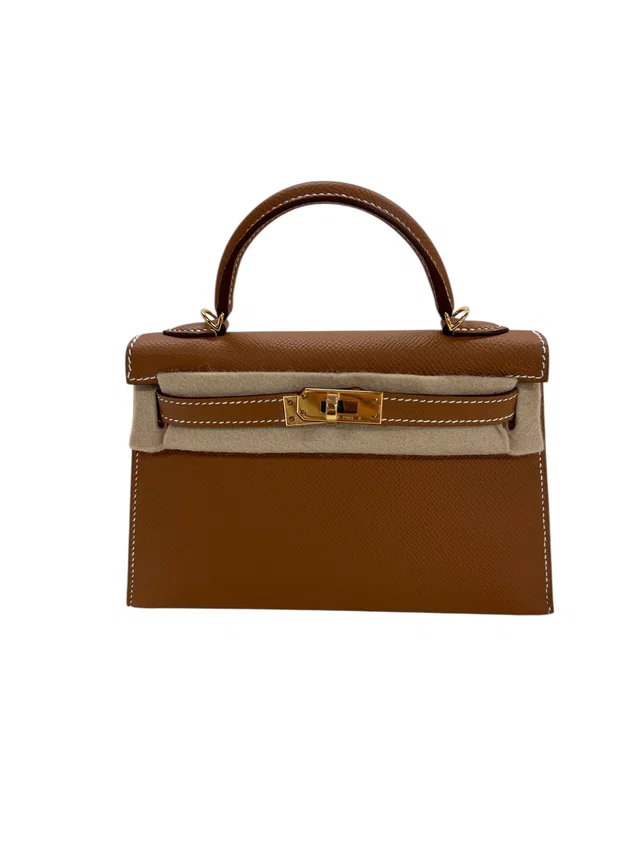 Hermès Kelly 20 Gold Epsom GHW #K in Gold Epsom leather from Luxury Promise
