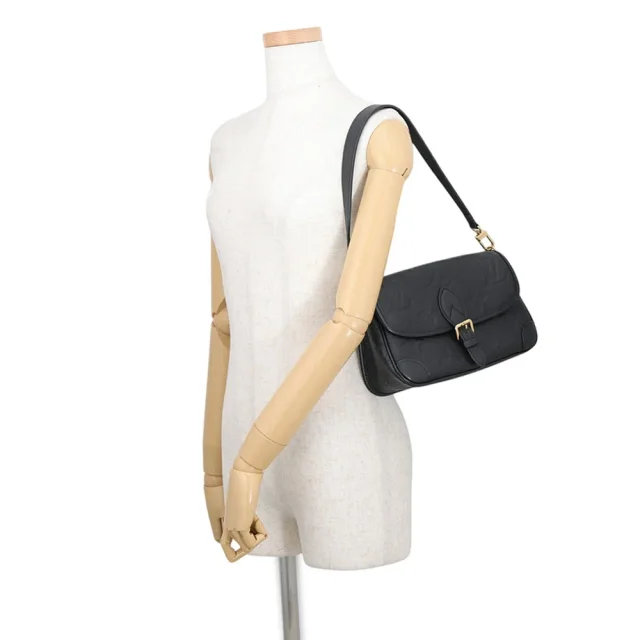 Louis Vuitton Diane Shoulder Bag Noir/PurpleM46386 Monogram Empreinte Leather in Black Leather from GALLERY RARE, photo 6 of 17