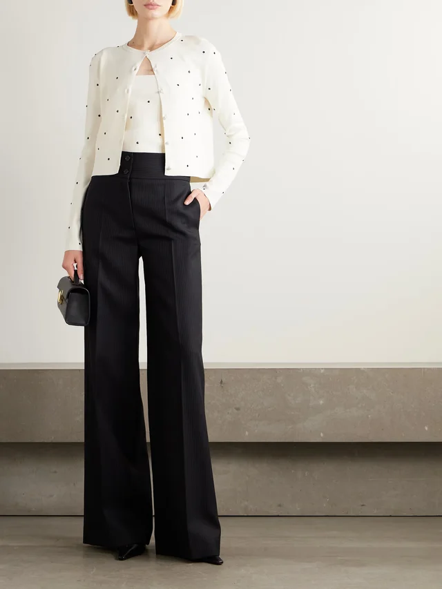 ALTUZARRA Baz crystal-embellished jersey tank in White, photo 2 of 2 from NET-A-PORTER (Canada)