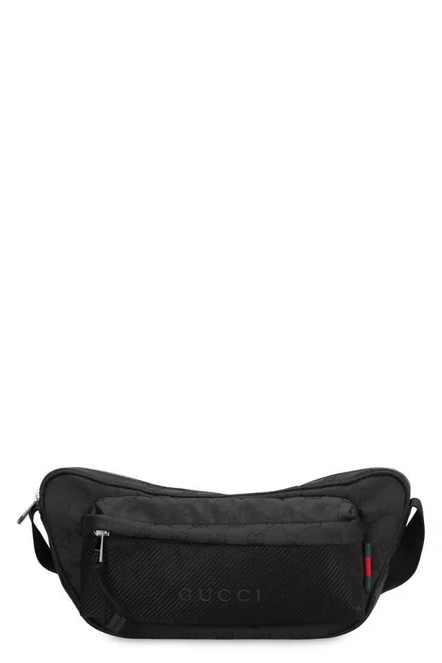 Gucci Nexus Crossbody Bag — Black Polyamide in Black Nylon from HEWI