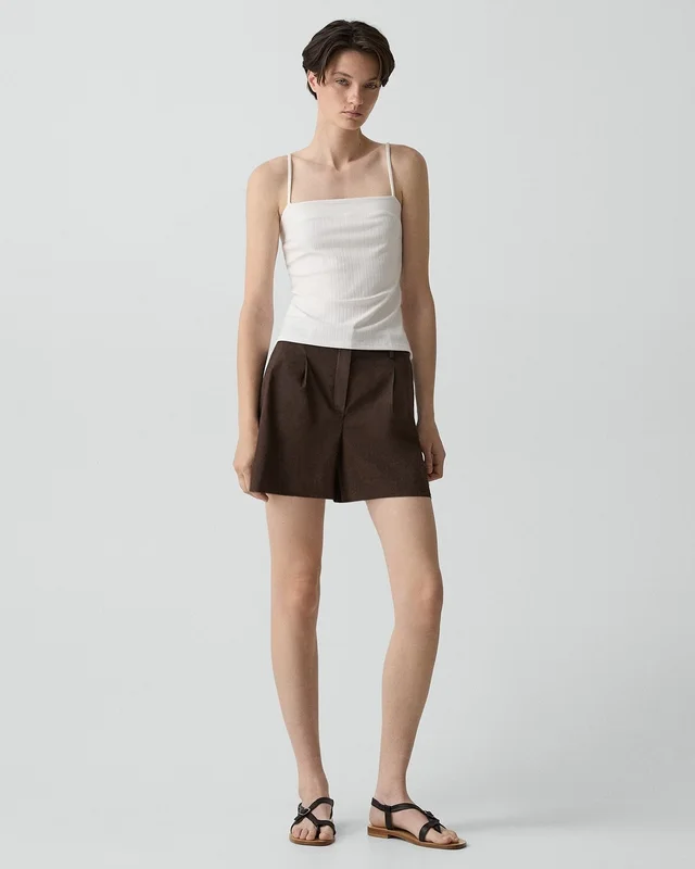 Theory Camisole Tank Top in Stretch Rib, photo 6 of 6 from Theory