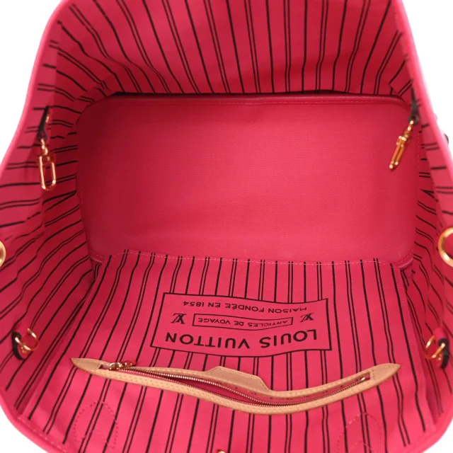 Louis Vuitton Monogram Inside Out Neverfull Bandouliere MM Rose Pondichery in Pink Coated canvas from FASHIONPHILE, photo 5 of 10