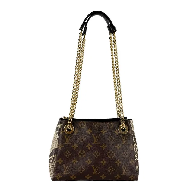 Louis Vuitton Shoulder Bag Nnu BB in Python from The Reluxe