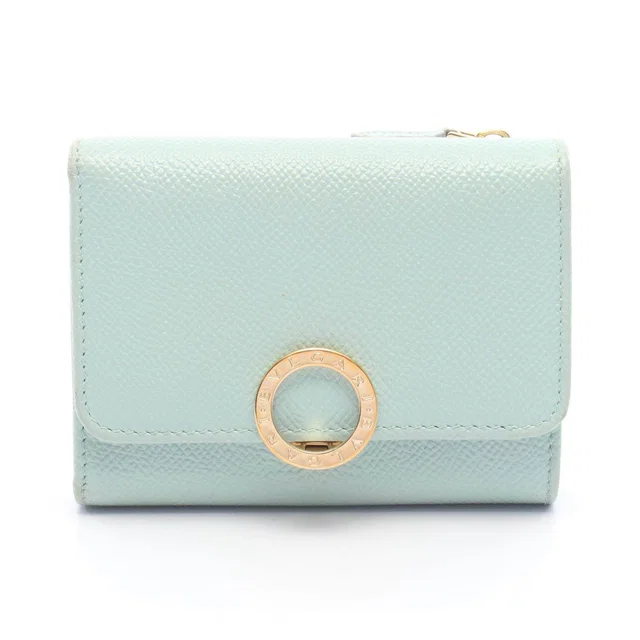 Bvlgari Bvlgari Leather Tri Fold Wallet in Leather from LuxUness