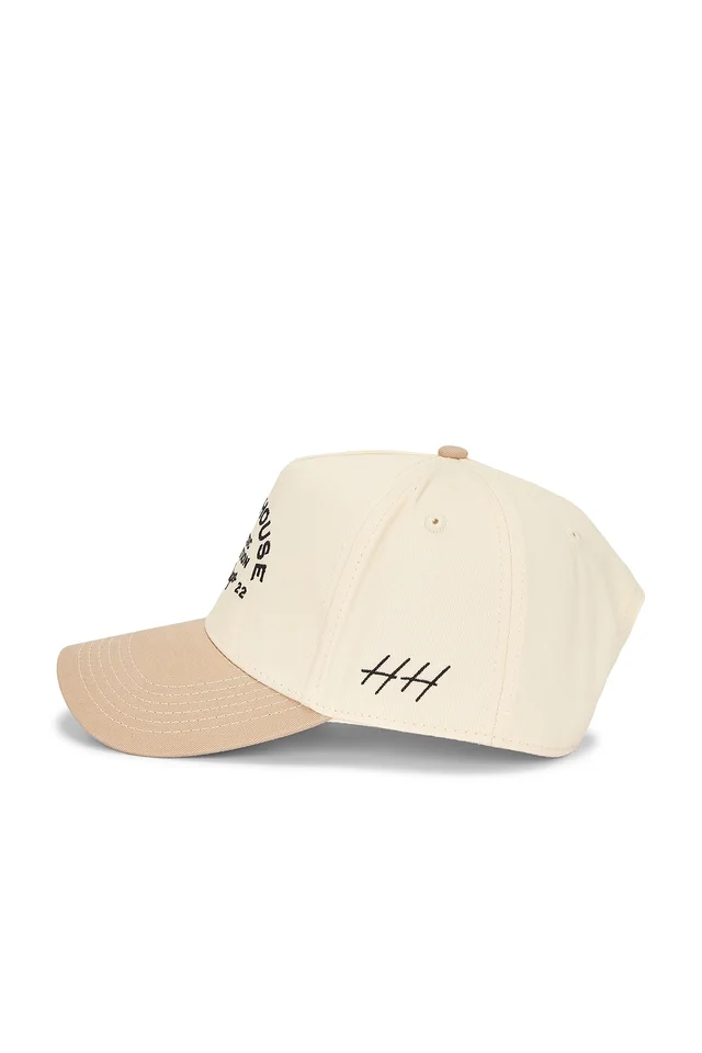 Huega House Athletic Association Hat in Khaki & Natural, photo 3 of 3 from REVOLVE (Canada)