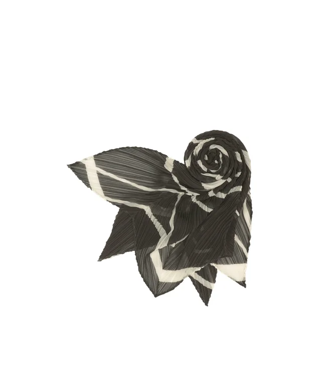 Pleats Please By Issey Miyake PLEATS PLEASE ISSEY MIYAKE FOLD LINE SCARF Stole, photo 3 of 3 from SENSER