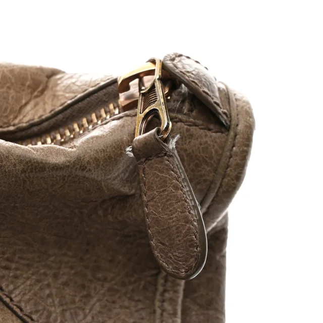 Balenciaga Agneau Giant 12 Rose Gold Hardware Work Gris Poivre in Grey Lambskin from FASHIONPHILE, photo 13 of 14