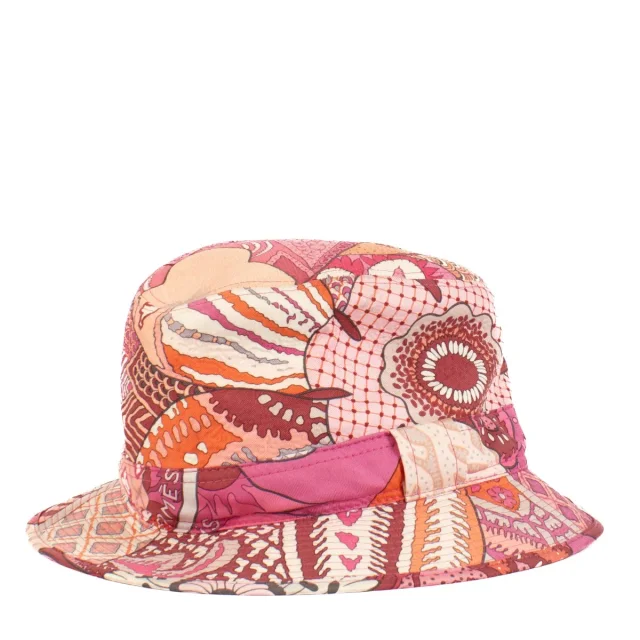 Hermès Bucket Hat - Size 56 in Multicolor Silk from Labellov, photo 2 of 3