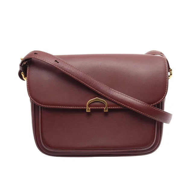 Cartier Must Line Leather Shoulder Bag in Leather from LuxUness