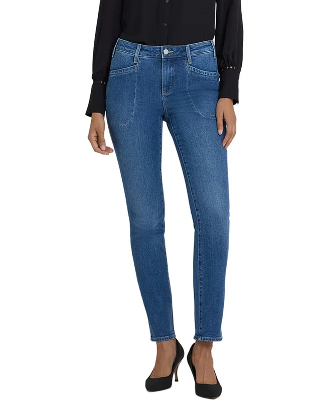 NYDJ Sheri Opera Blue Slim Jean, image 1 of 1 from Gilt