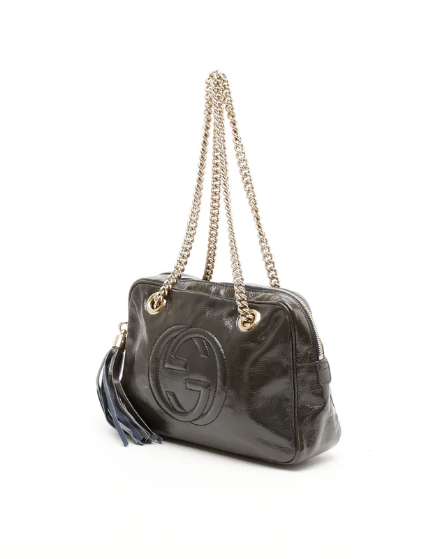 Gucci Patent Soho Chain Bag in Patent leather from A Retro Tale, photo 2 of 7