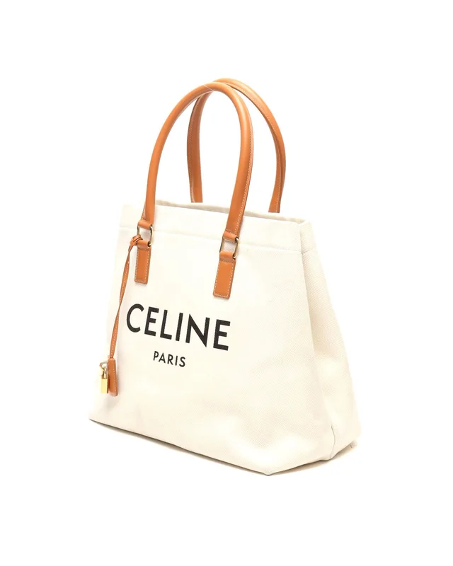 Celine Horizontal Cabas Tote Bag in Canvas from A Retro Tale, photo 2 of 11