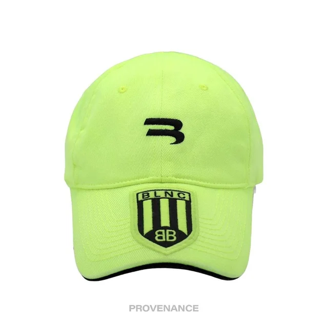 Balenciaga Men's Hat - Yellow in yellow from Depop, photo 1 of 1