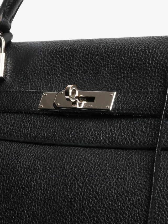 Hermès Black 2008 Kelly 28 bag in Black Leather from Sign of the Times, photo 4 of 9