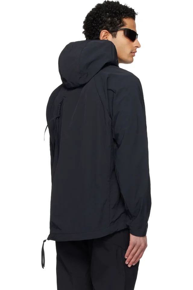POST ARCHIVE FACTION (PAF) Black Opening Jacket, photo 3 of 5 from SSENSE