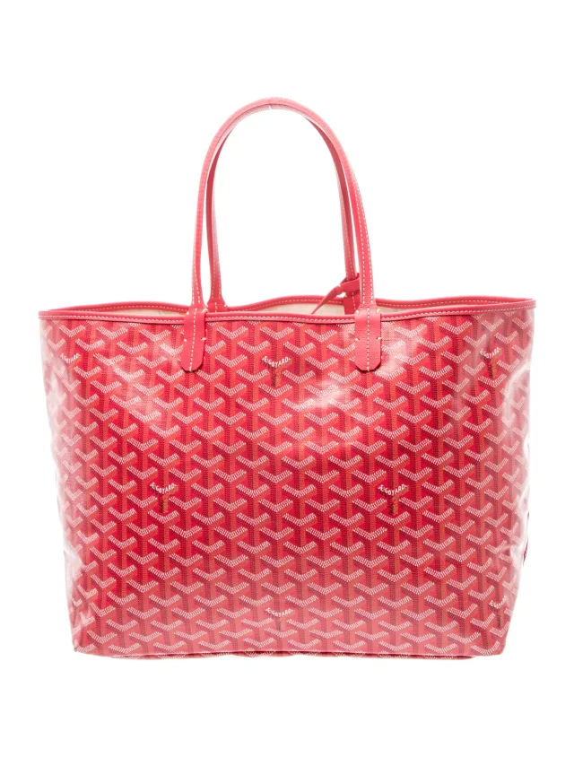 Goyard Le Jardin Goyardine St.Louis PM w/ Tags in red Canvas from The RealReal