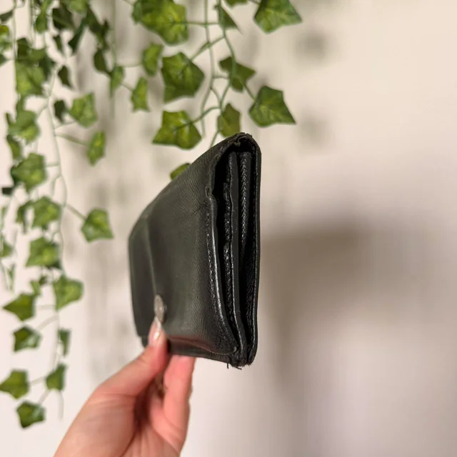 Bvlgari Women's Wallet - Black in black from Depop, photo 3 of 8