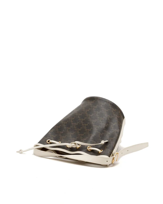 Celine Small Triomphe Bucket Bag in Coated canvas from A Retro Tale, photo 4 of 7