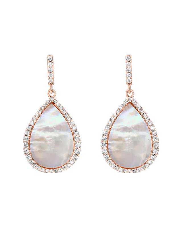 Suzy Levian CZ Jewelry Suzy Levian Silver CZ Dangle Earrings, image 1 of 1 from Rue La La