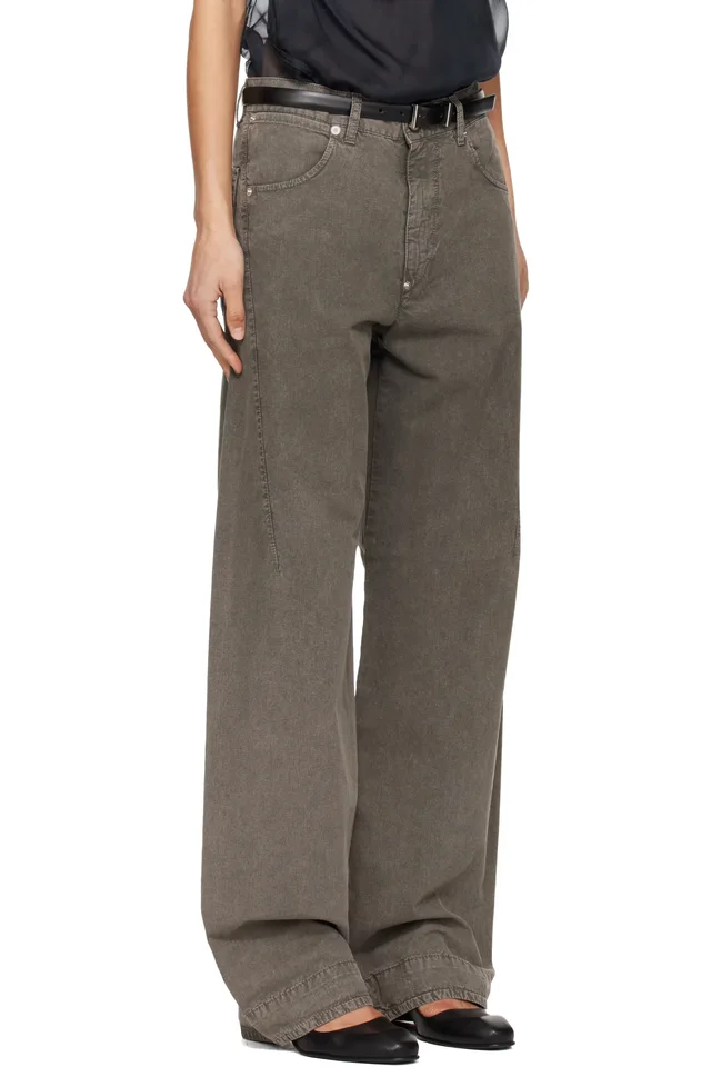 6397 Gray Darted Jeans, photo 2 of 4 from SSENSE