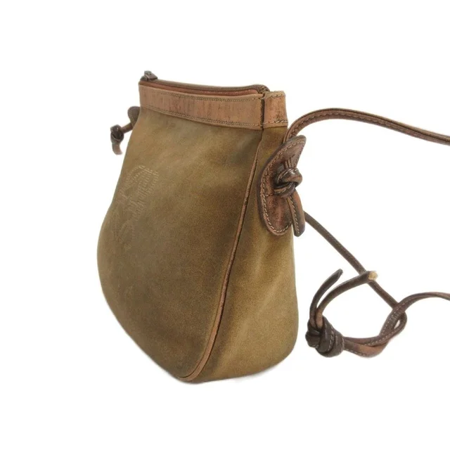 Loewe Anagram Shoulder Bag Suede Green in green Suede from Poshmark