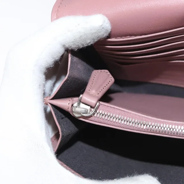 Fendi F Is Wallet On Chain Leather Pink Bag in Pink Leather from HEWI, photo 13 of 24