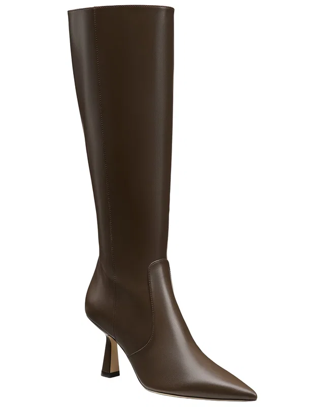 Stuart Weitzman Stuart Supersculpt Zip Leather Boot 75, image 1 of 1 from Rue La La