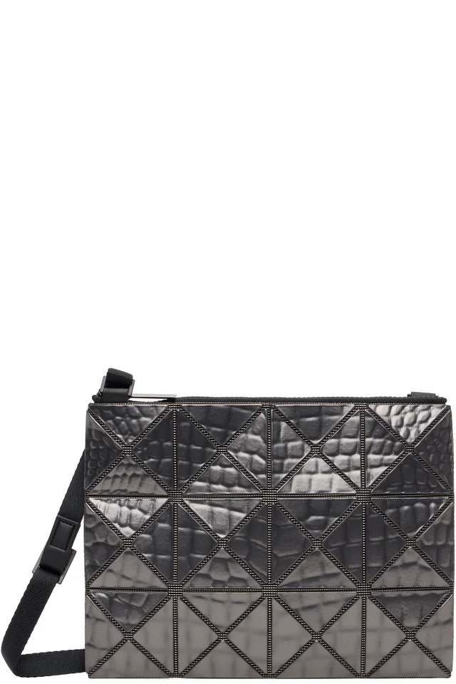 BAO BAO ISSEY MIYAKE Gunmetal Meta Kaiju Crossbody Bag, image 1 of 1 from SSENSE