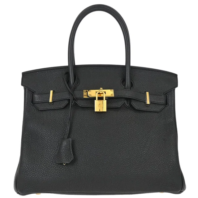 Hermès 2016 Black Togo Birkin 30 Handbag in Black Togo leather from AMORE Vintage Tokyo