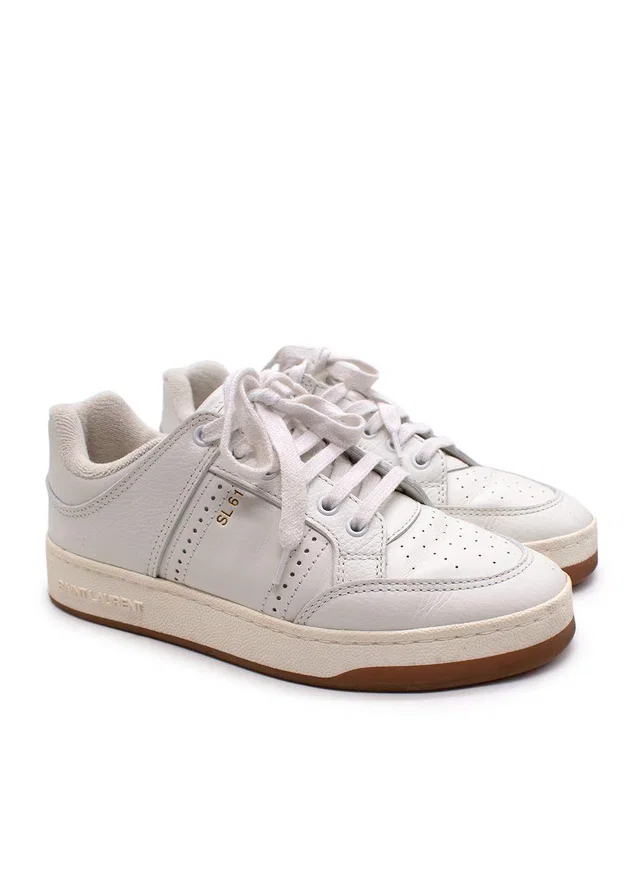 Saint Laurent SL/61 Low Top Sneakers in Leather from HEWI