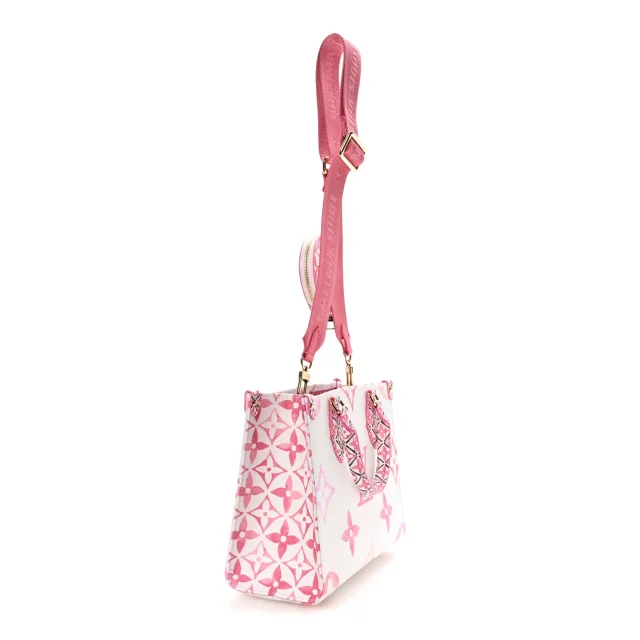 Louis Vuitton Monogram Giant By The Pool 2.0 Onthego PM Pink in Pink Canvas from FASHIONPHILE, photo 3 of 10