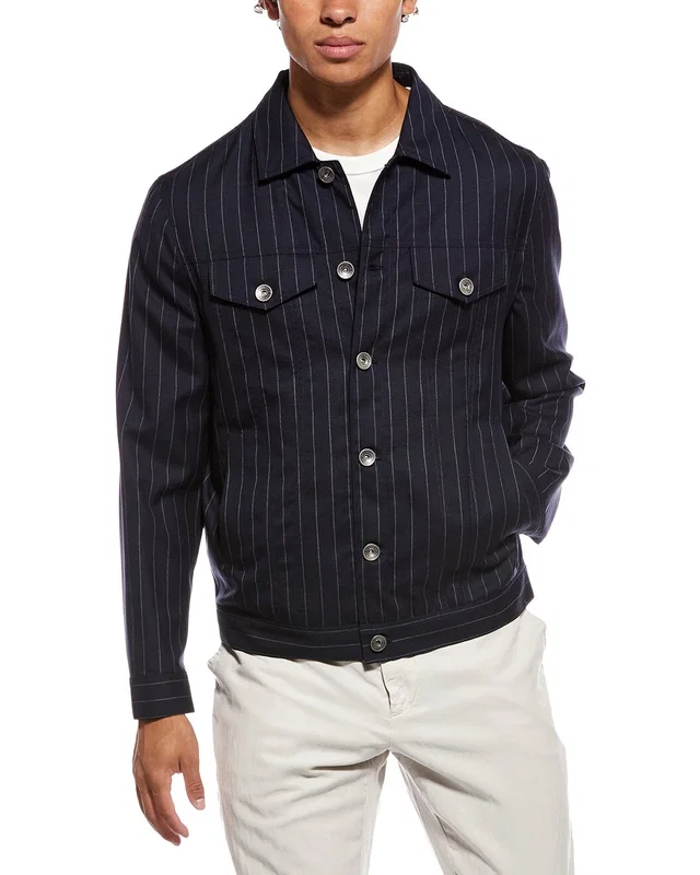 Brunello Cucinelli Wool Shirt Jacket, image 1 of 1 from Gilt