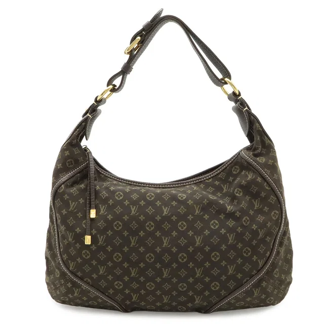 Louis Vuitton Monogram Mini Lin Manon MM Shoulder Bag Semi Ebene Brown in Brown Canvas from The Reluxe