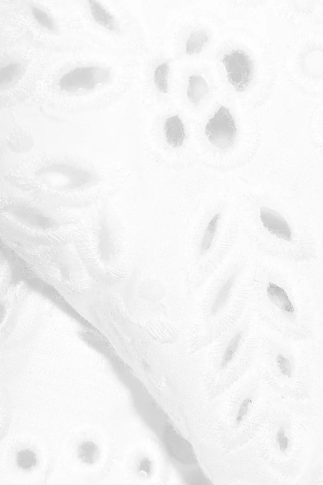 Red(V) Broderie Anglaise Cotton Collar in White, photo 3 of 3 from THE OUTNET