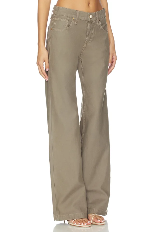 Hudson Jeans Rylee Low Rise Jeans in Washed Olive, photo 2 of 6 from REVOLVE (Canada)