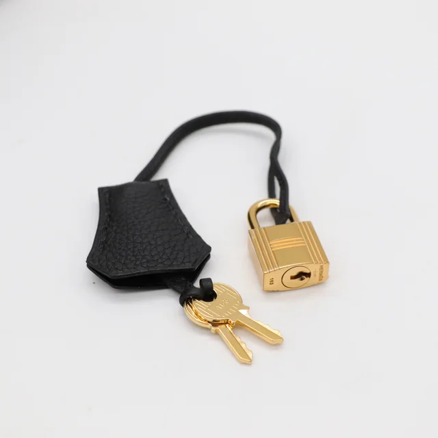 (Super new ♥️ complete accessories) Hermès Birkin 25 BK25 black with gold hardware Togo calfskin handbag platinum package C engraving in Togo leather from Popchill, photo 22 of 22