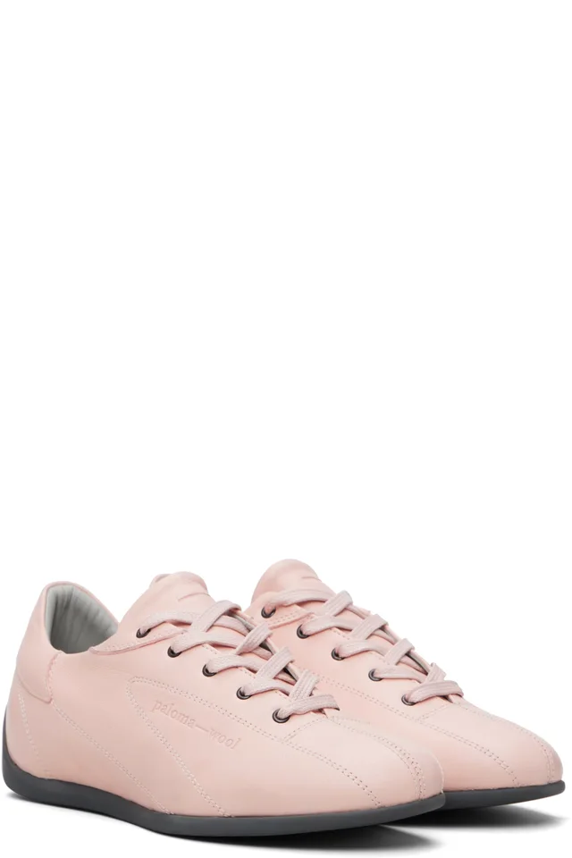 Paloma Wool Pink Miles Sneakers, photo 4 of 5 from SSENSE