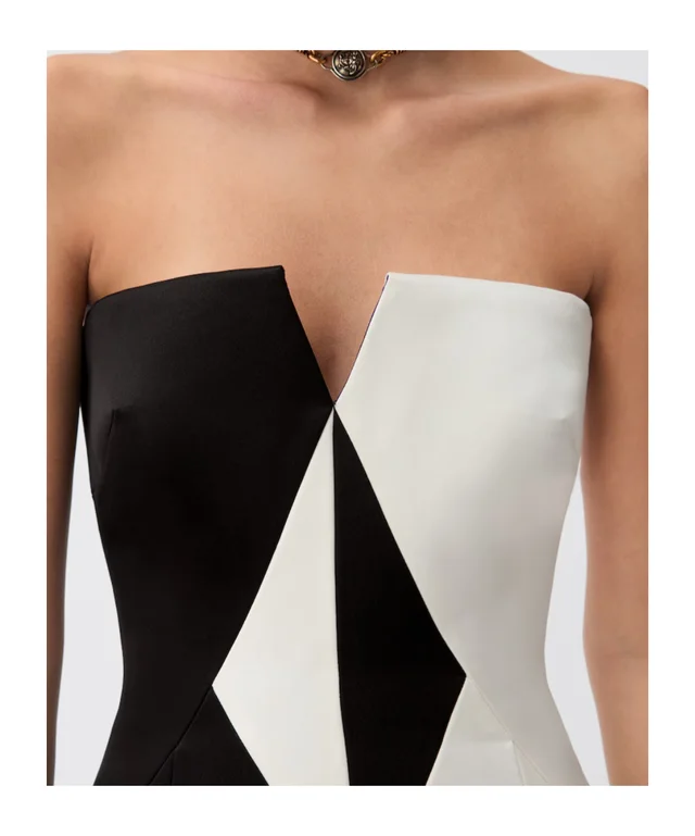 Versace silk duchesse mini dress, photo 3 of 4 from SENSER