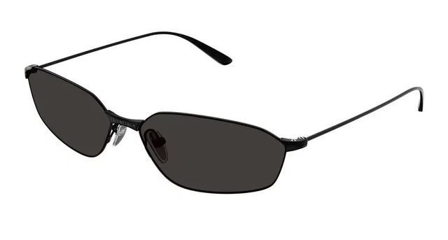 Balenciaga Bb0412s Sunglasses — Black Metal in Black from HEWI