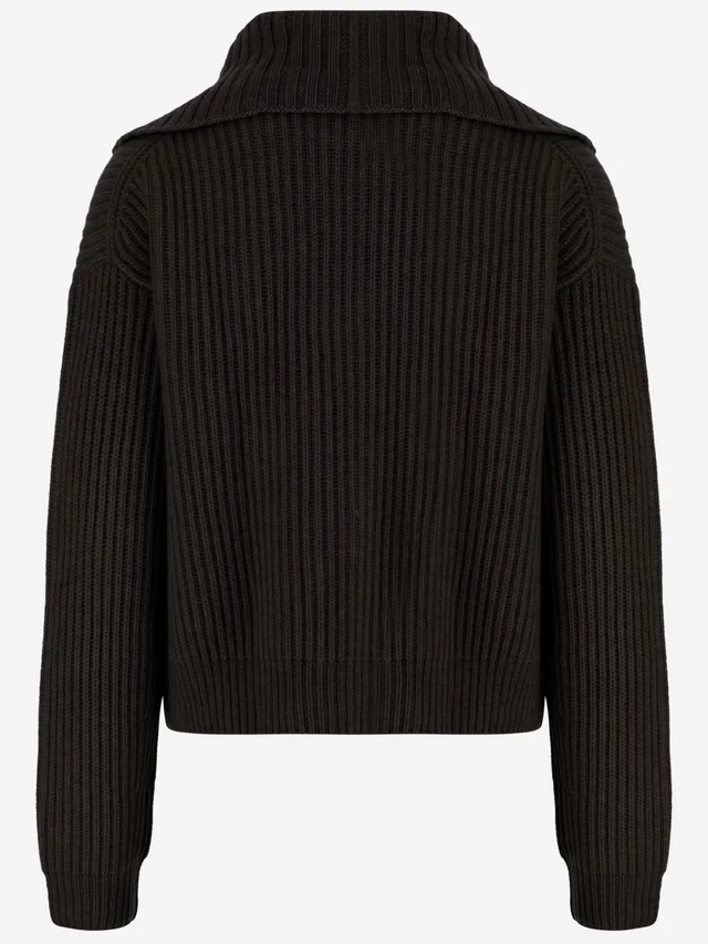 ARCH4 Zip-Up Ribbed Cardigan, photo 2 of 3 from SENSER