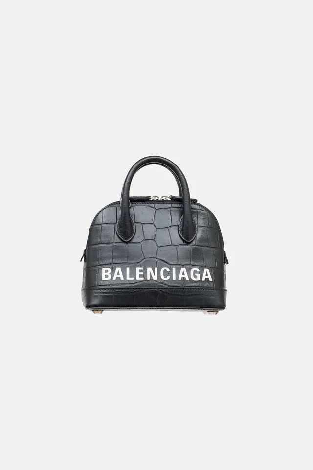 Balenciaga Embossed Leather Mini Ville Bag in Leather from VSP Consignment