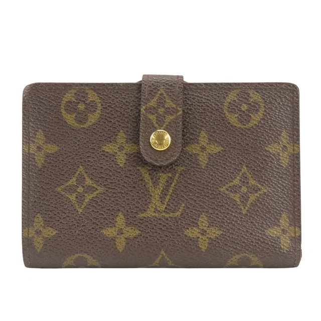 Louis Vuitton Bifold Wallet Porte-Monnaie Viet Viennois Monogram Brown Clasp in Brown from The Reluxe